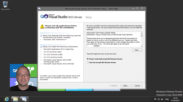 Installing Visual Studio 2010 on Windows 8 | Engineering Leadership in ...