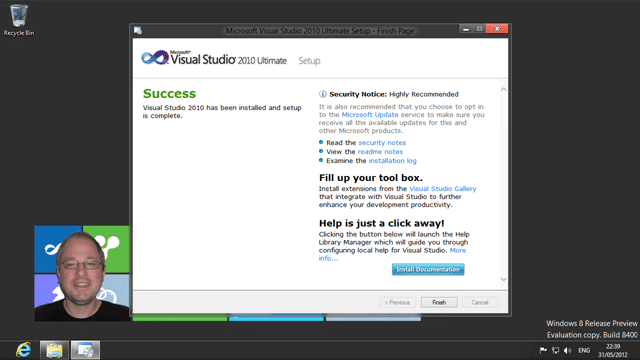 Installing Visual Studio 2010 on Windows 8 | Engineering Leadership in ...