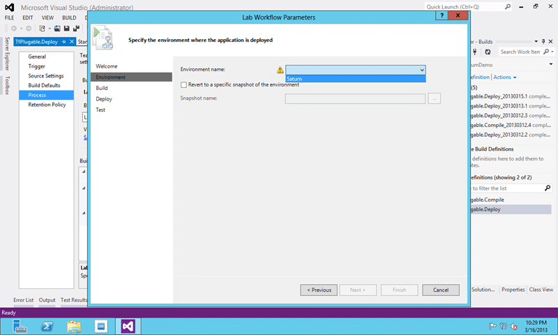 Standard Environments for Automated Deployment and Testing ...